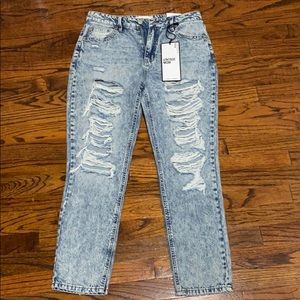 Acid colored mom jeans